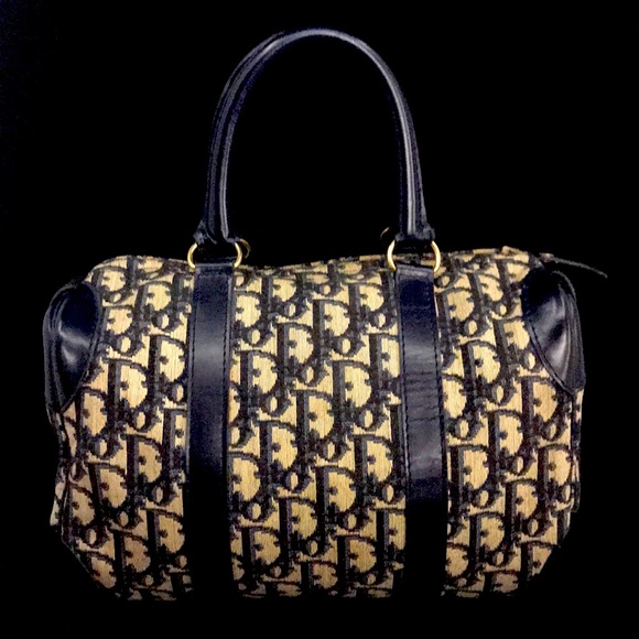 Authentic Christian Dior Trotter Boston Speedy Bag